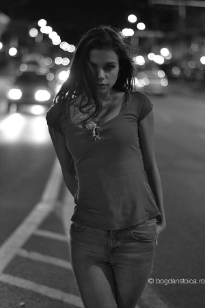 hottie - street - night