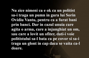 vreau o statuie pentru Andrei, politistul care l-a "bourit" pe Boureanu